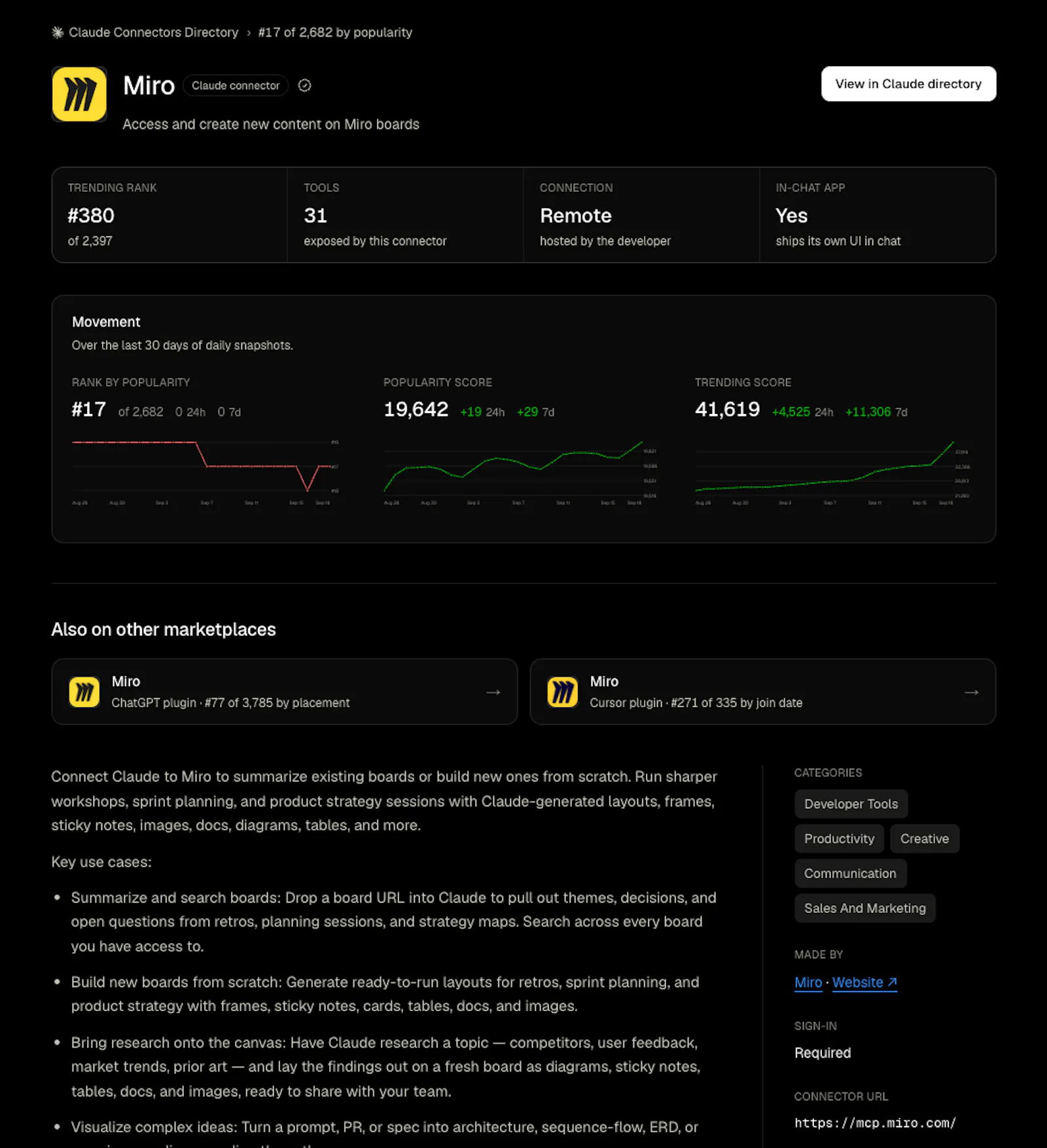 AI Marketplaces Leaderboard screenshot 3