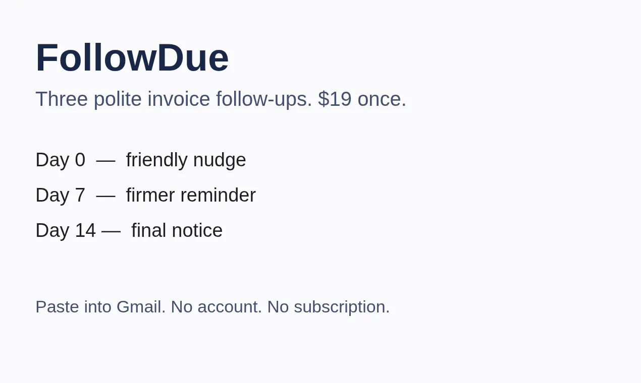 FollowDue gallery image