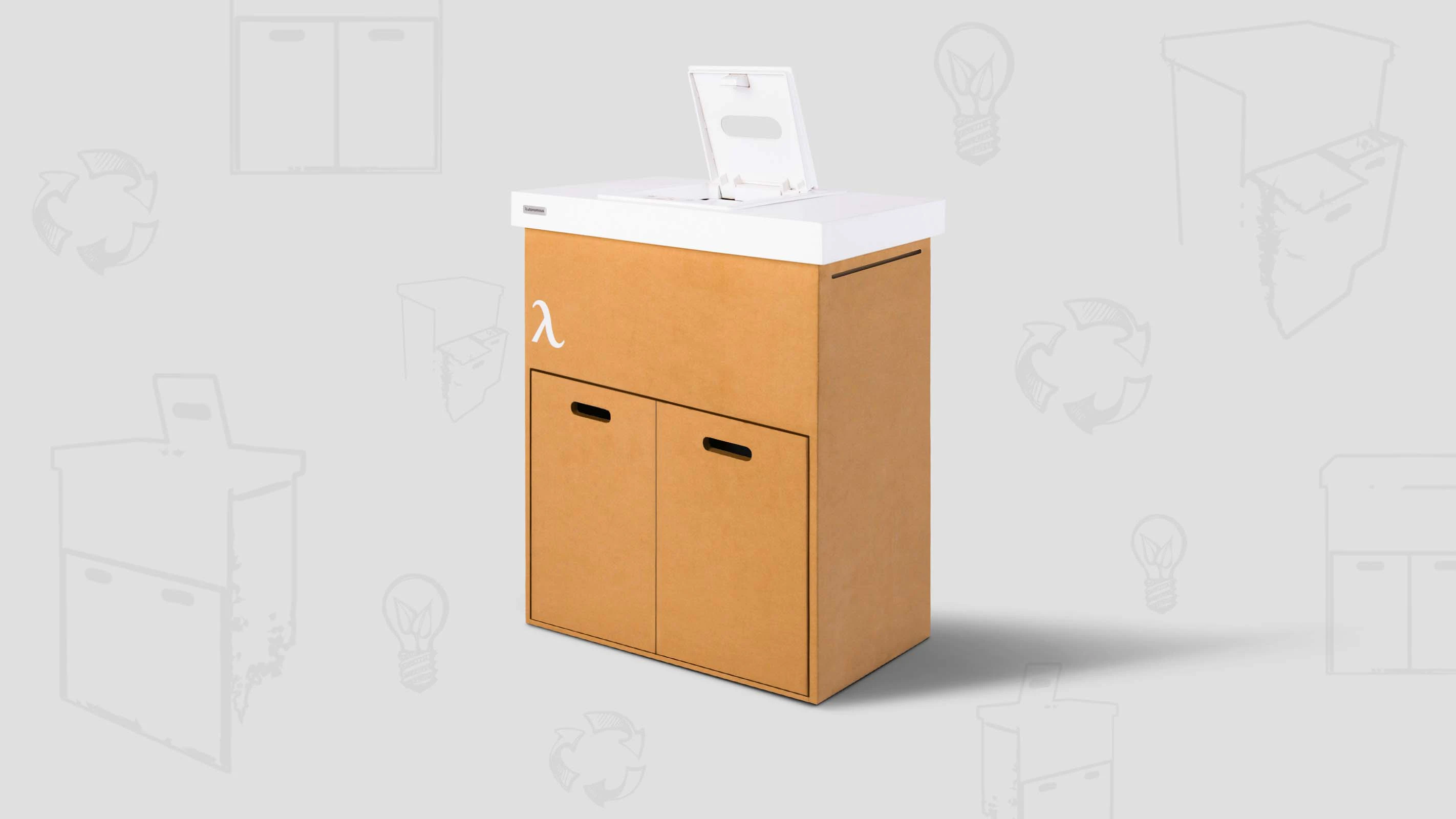 Oscar the world’s first AI trash can