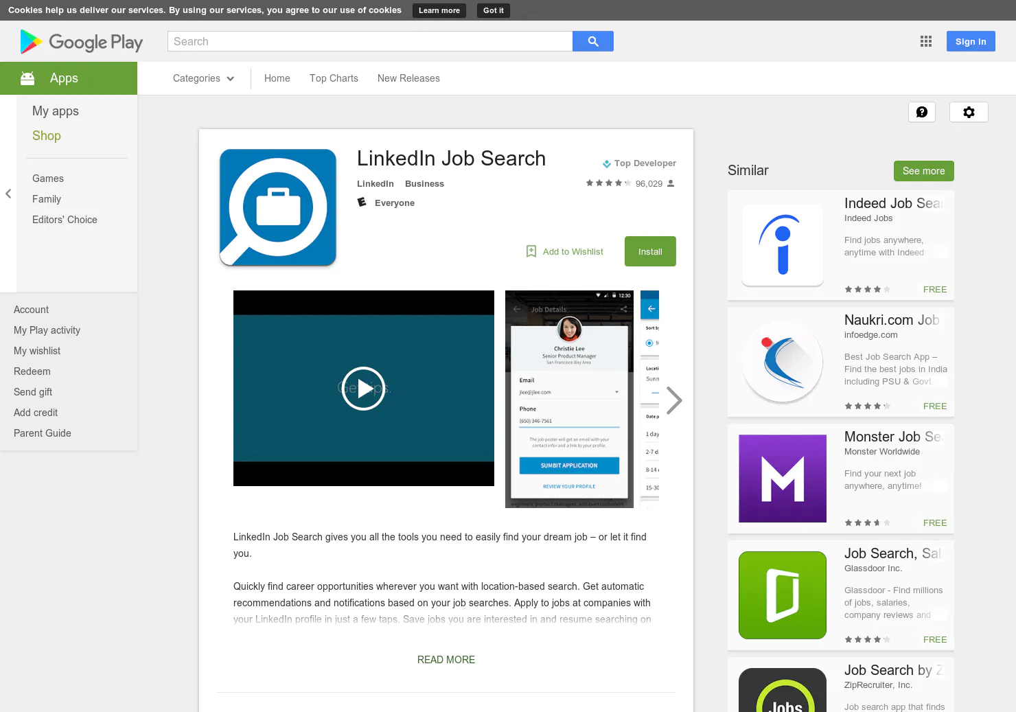 LinkedIn Job Search
