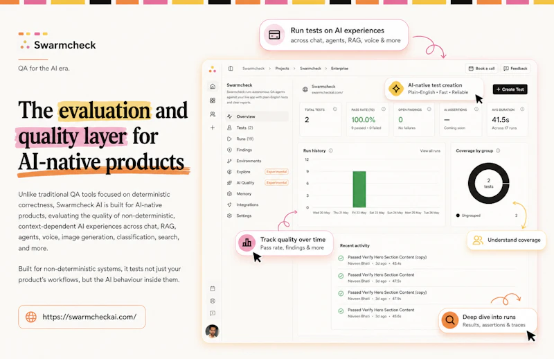 Swarmcheck screenshot 1