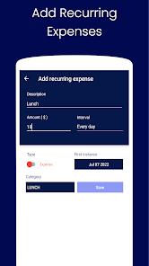 Simple Budget - Screenshot 4 showing product features and functionality