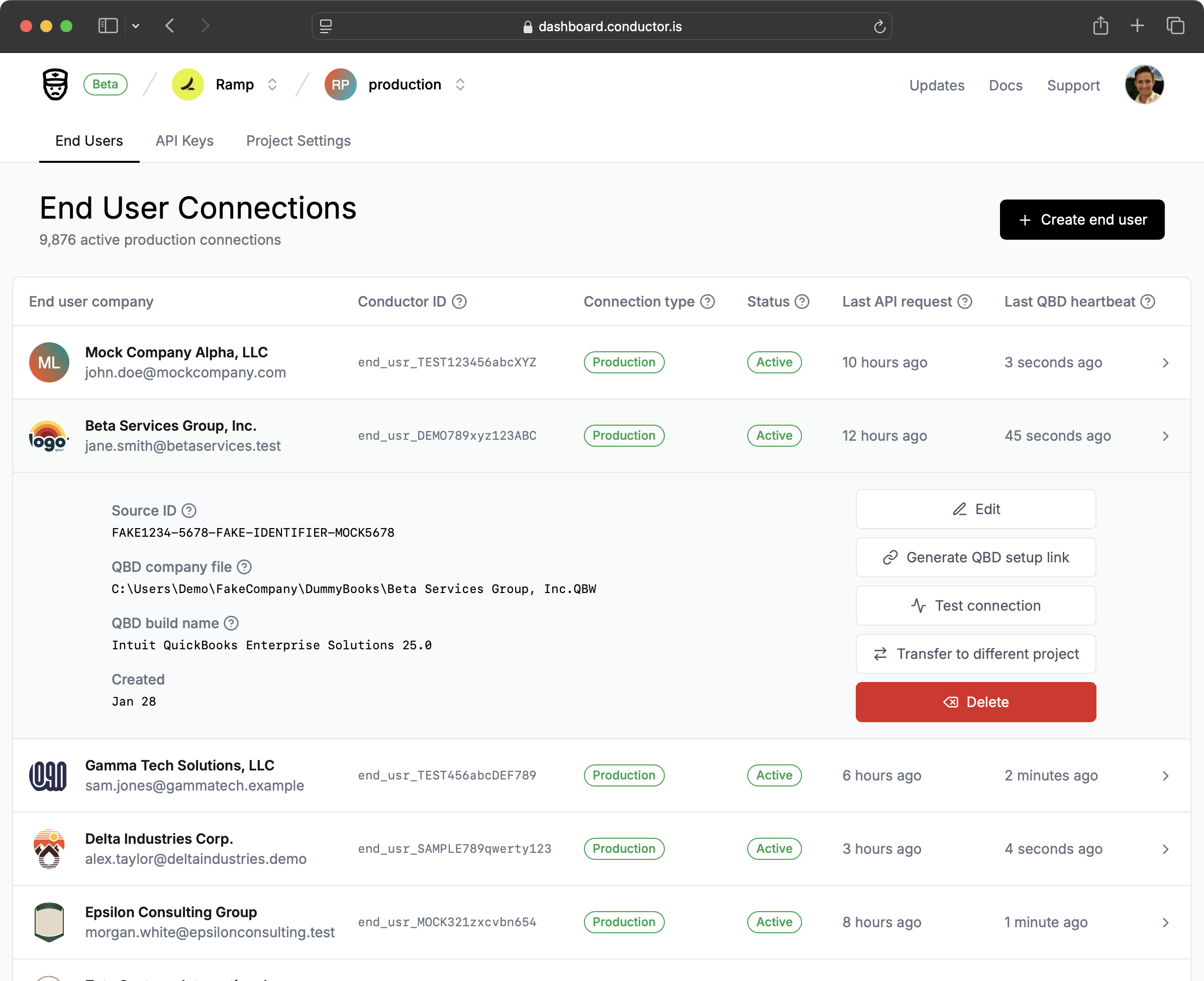 Conductor - Screenshot 3 showing product features and functionality
