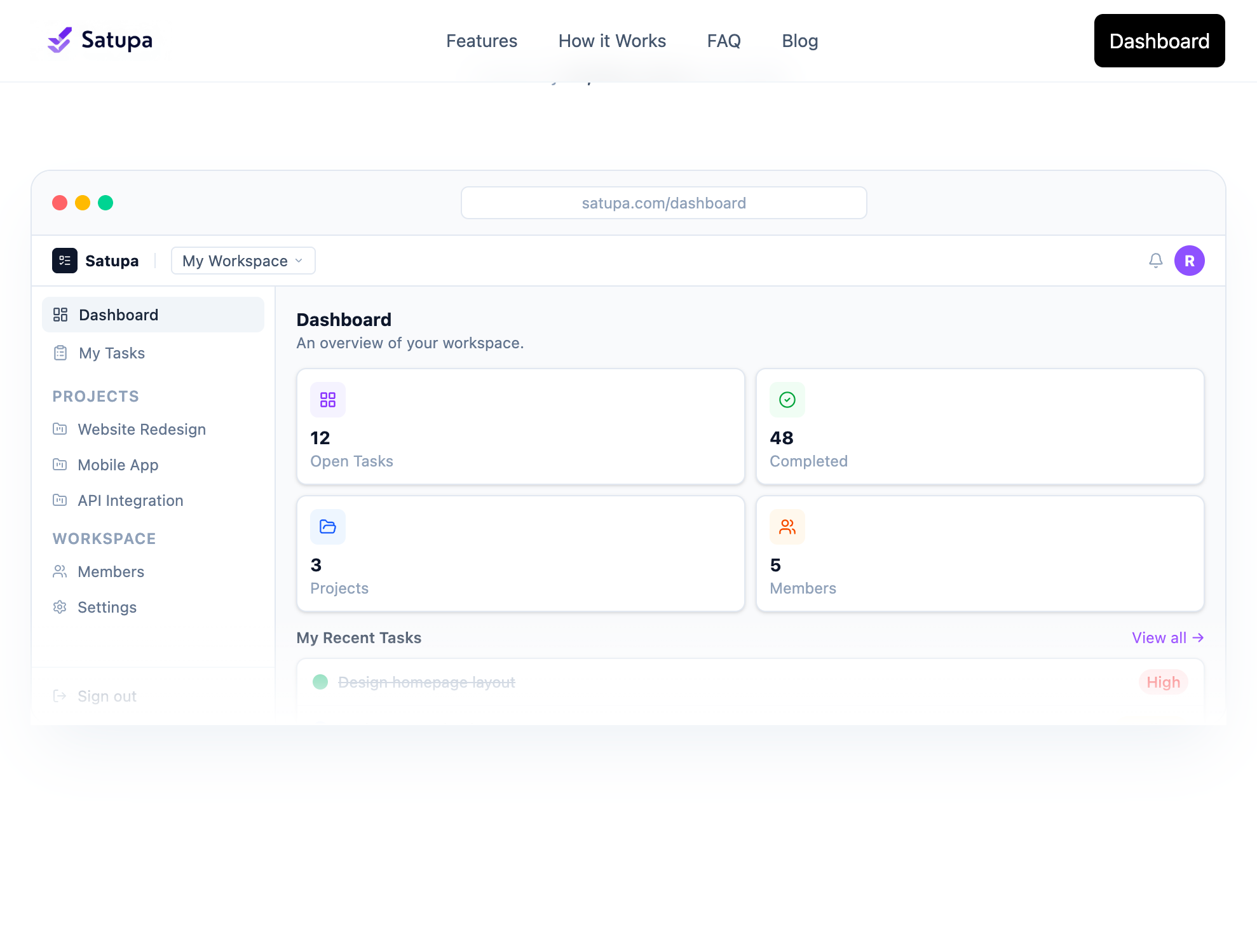 Satupa - Screenshot 2 showing product features and functionality
