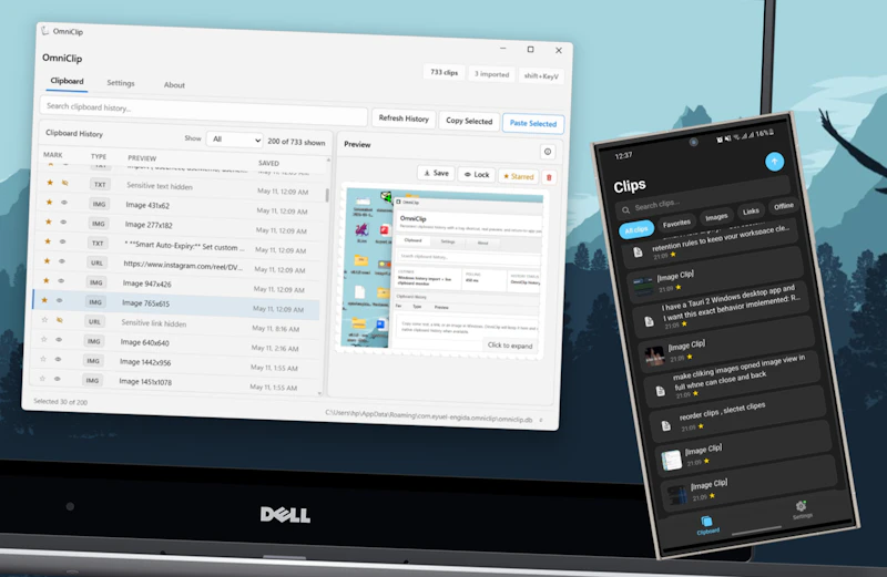 OmniClip screenshot 2