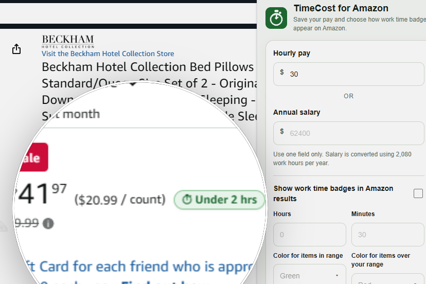 TimeCost for Amazon gallery image