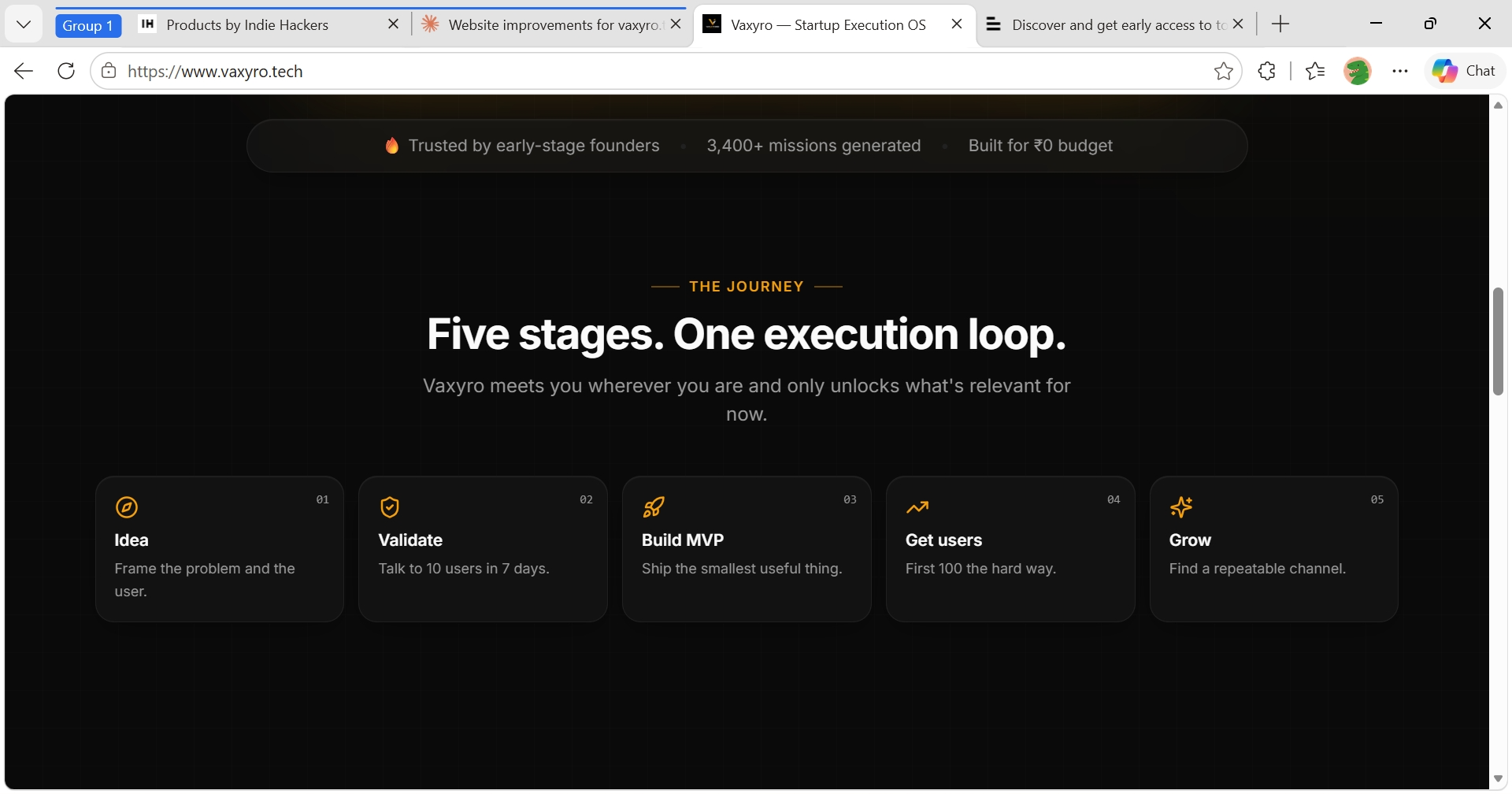 Vaxyro — Startup Execution OS gallery image