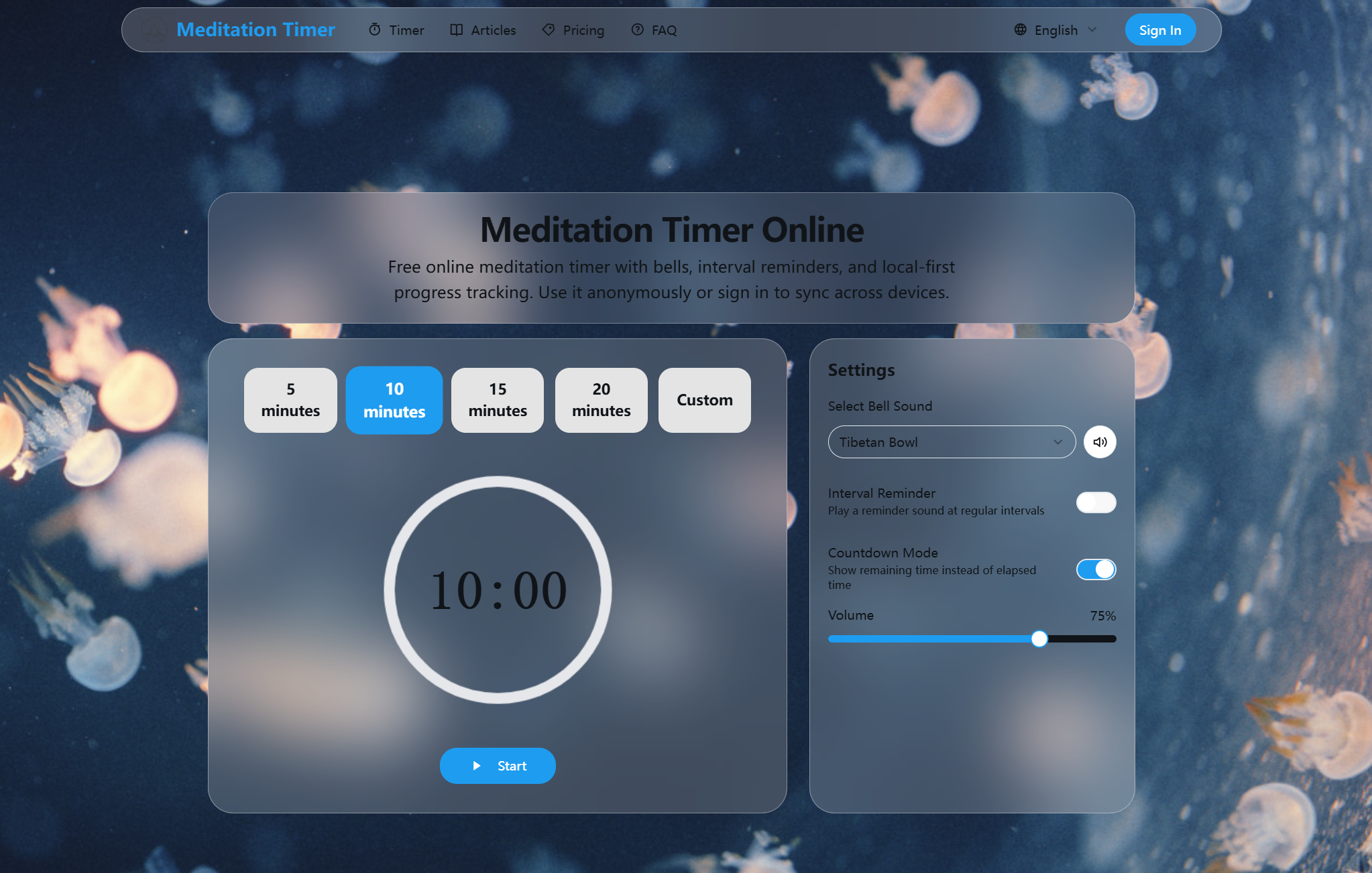 Meditation Timer Online gallery image