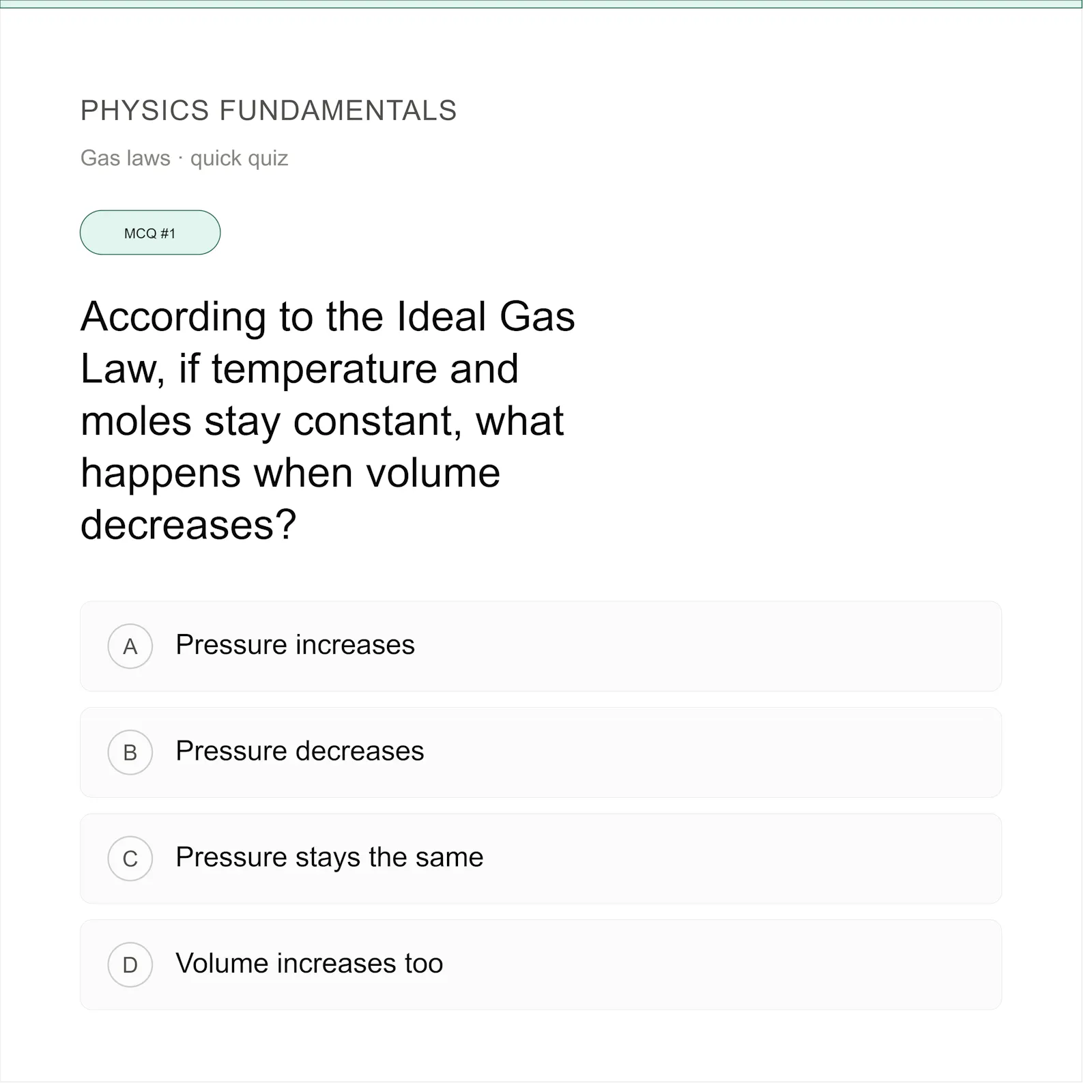 Physics Fundamentals screenshot 1
