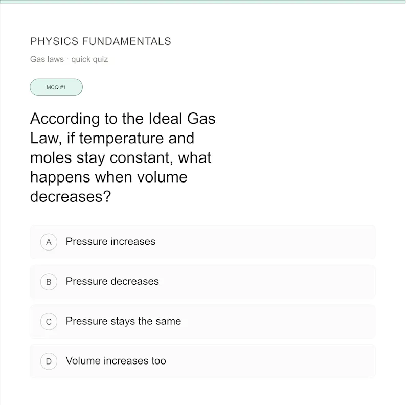 Physics Fundamentals screenshot 1