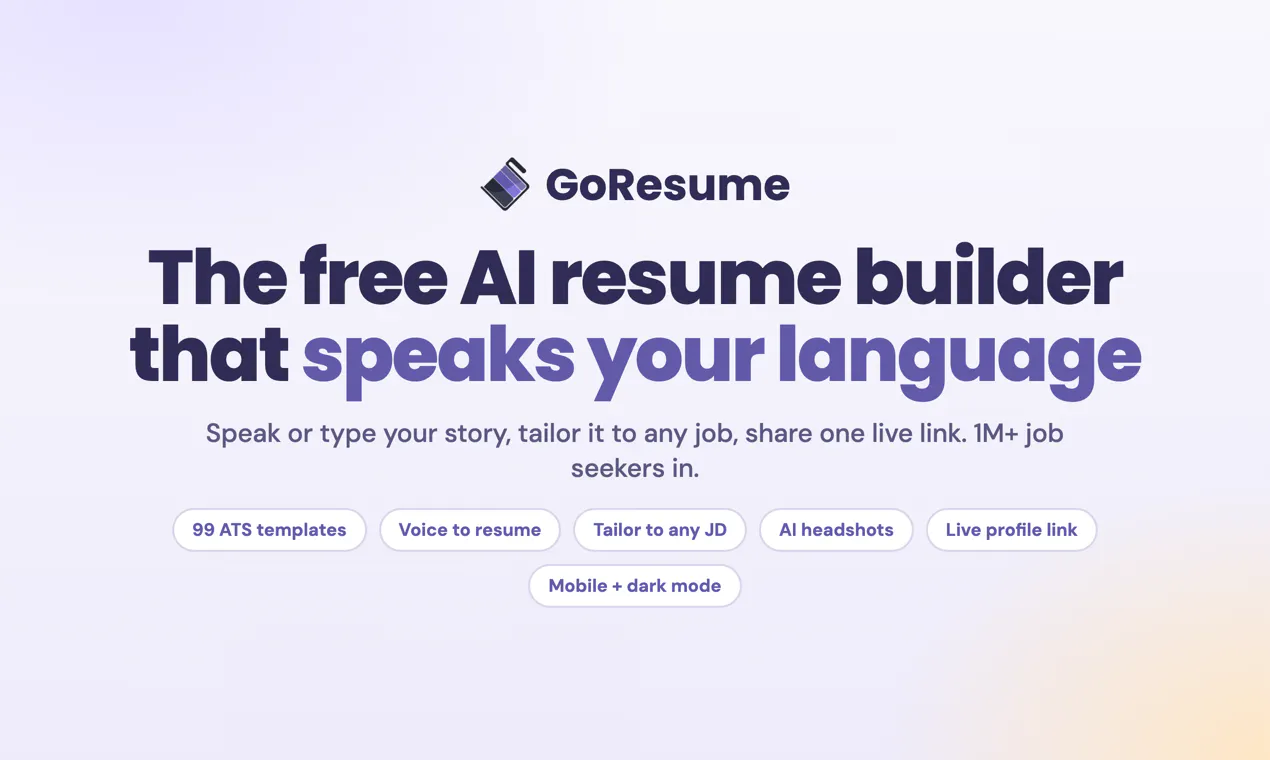 GoResume gallery image