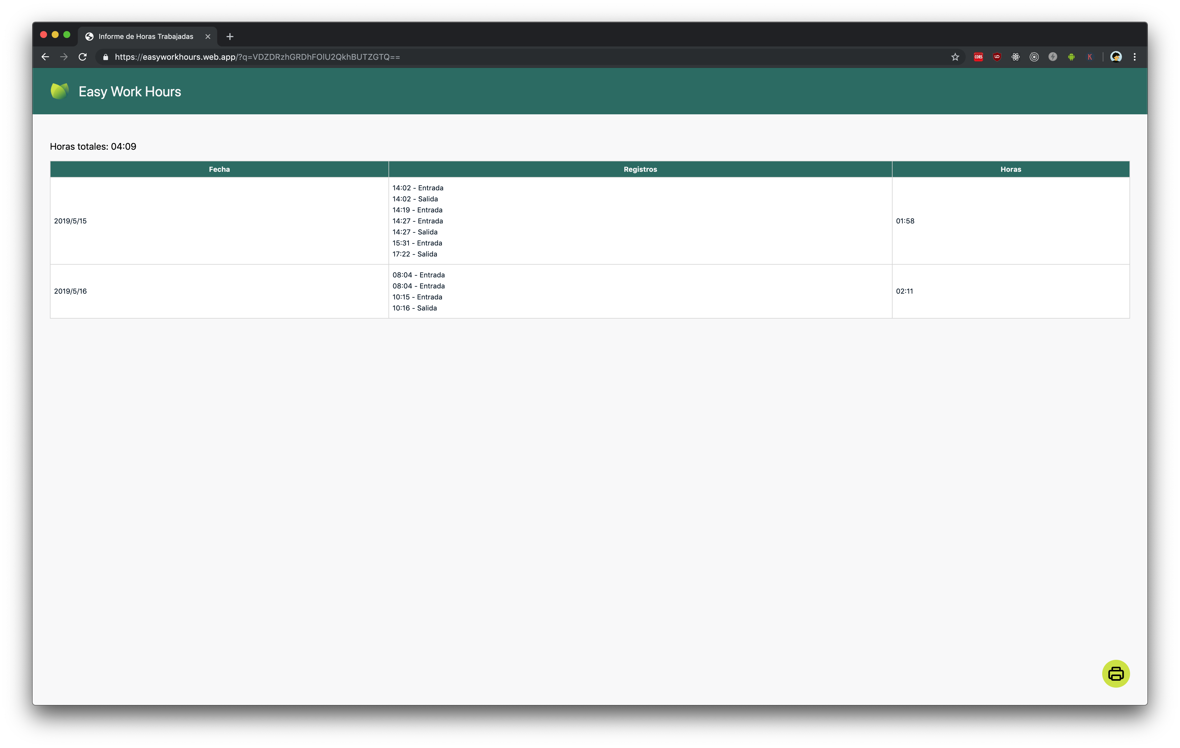 EasyWorkHours gallery image