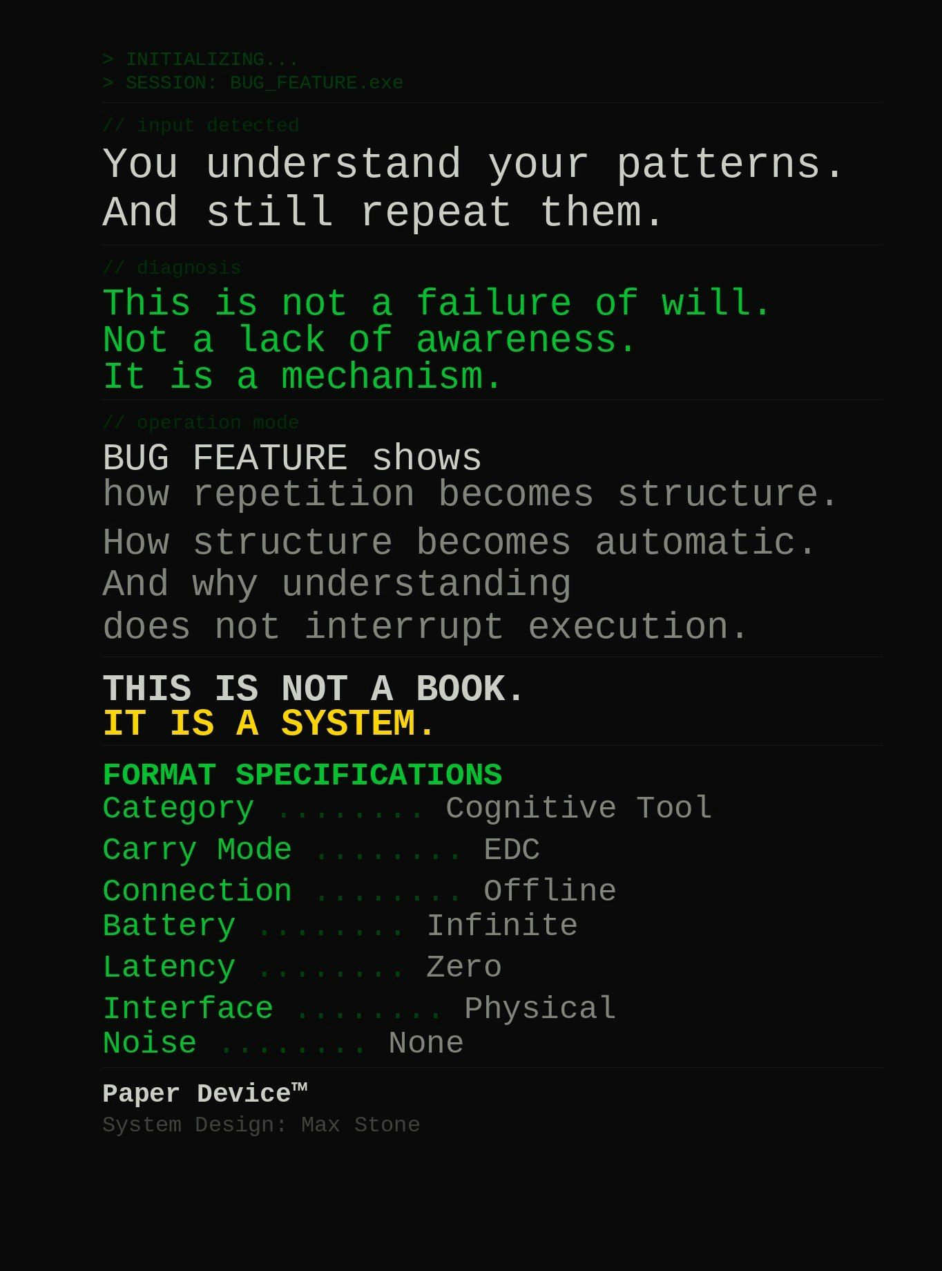 BUG FEATURE gallery image