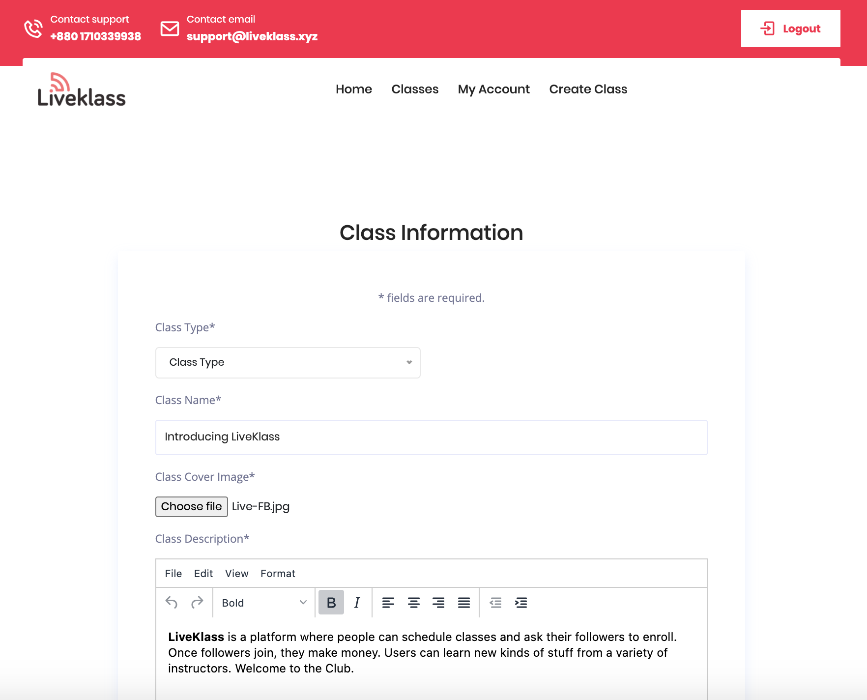 LiveKlass gallery image