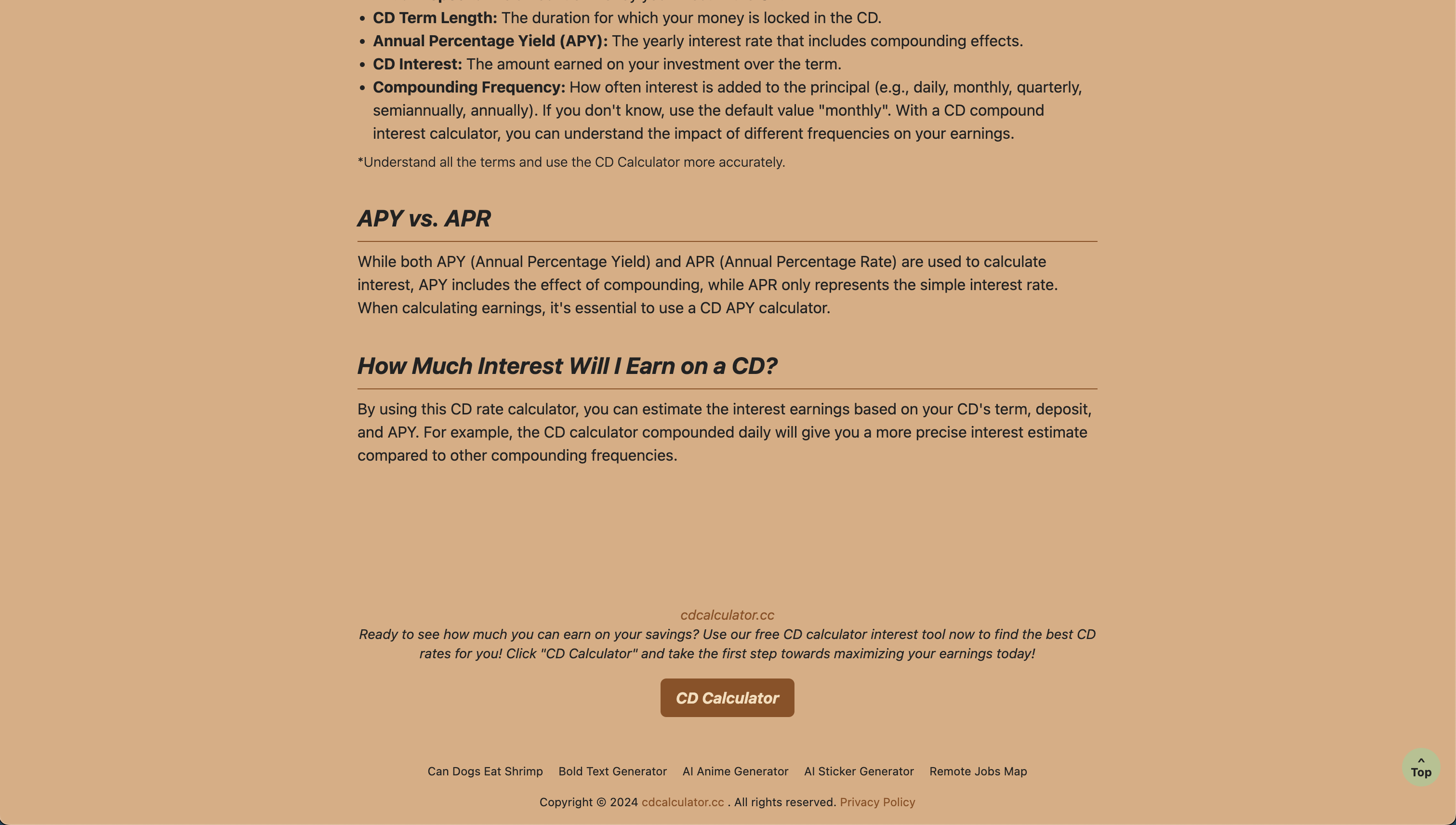 CD Calculator gallery image