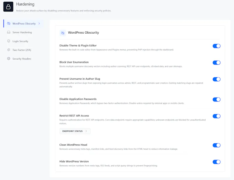 SiteFort – Modern WordPress Security screenshot 6