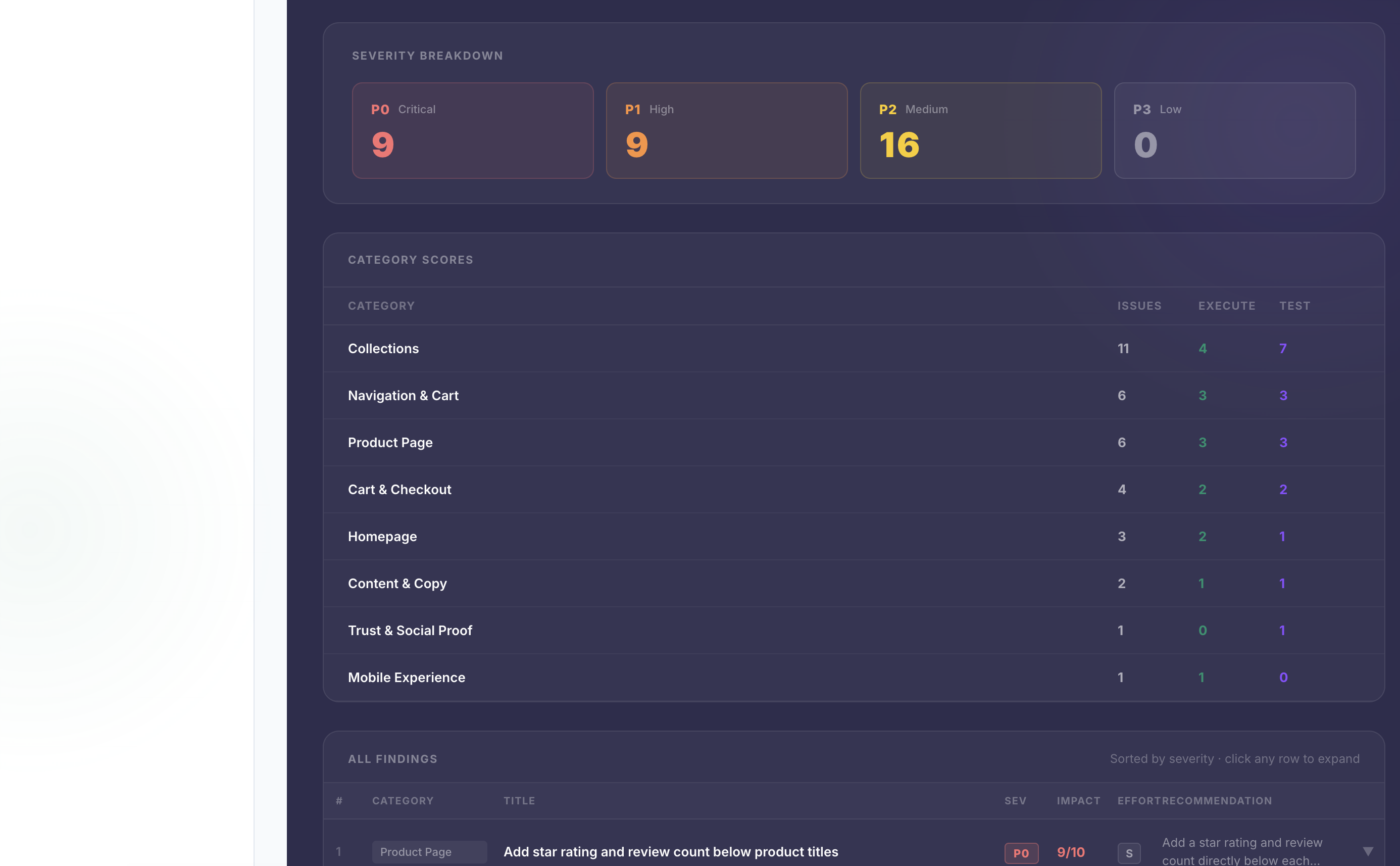 CRO Audit Agent gallery image