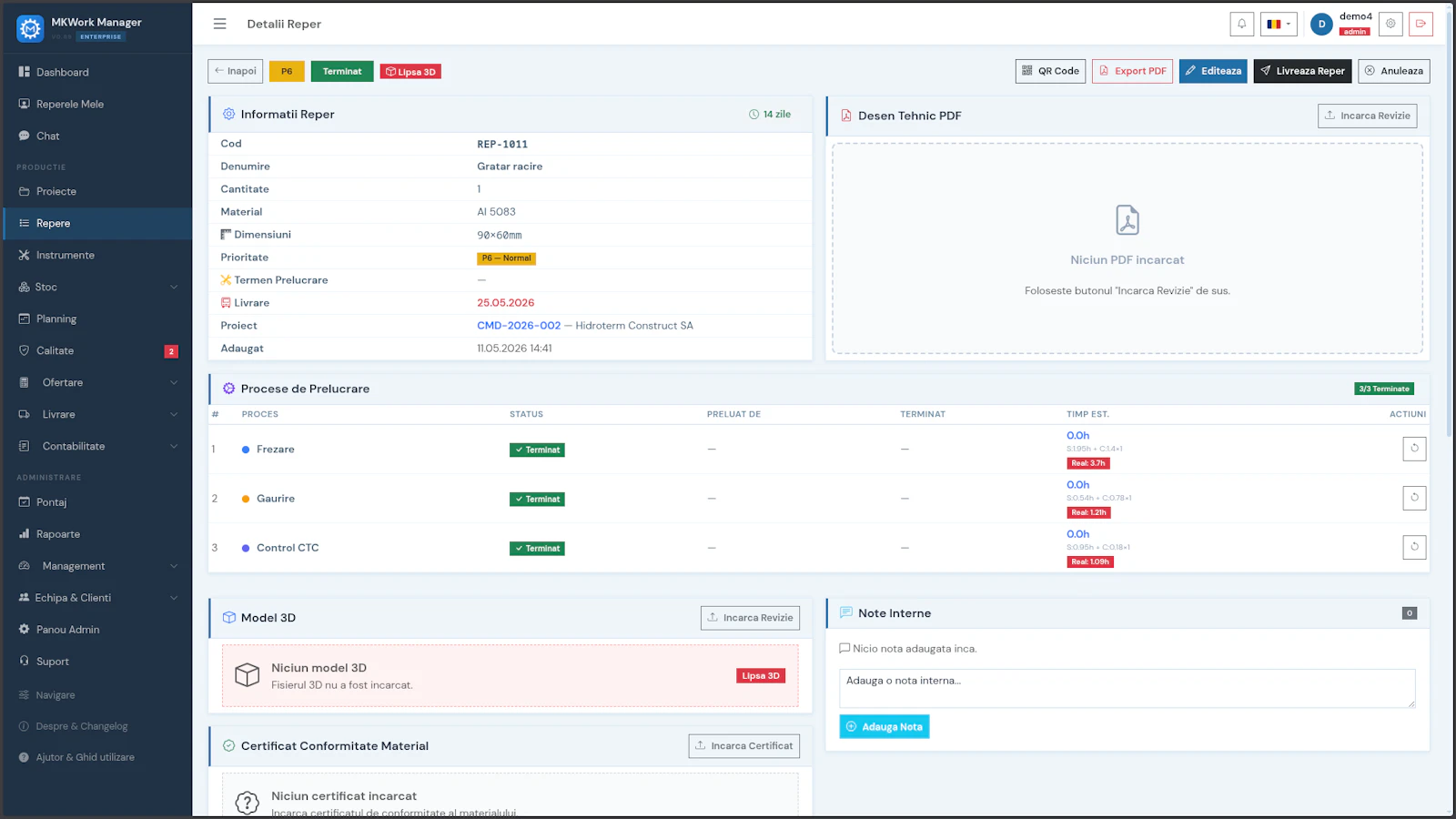 MKWork Manager screenshot 1