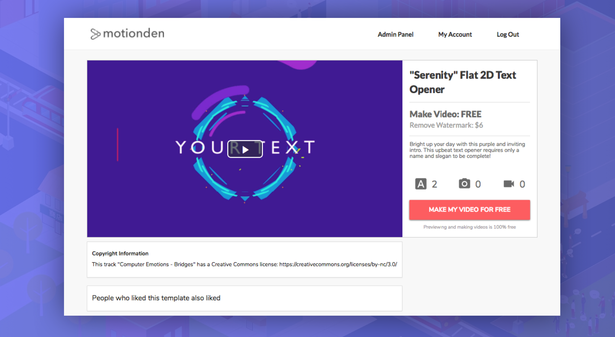 MotionDen - Free online animated video maker | Product Hunt