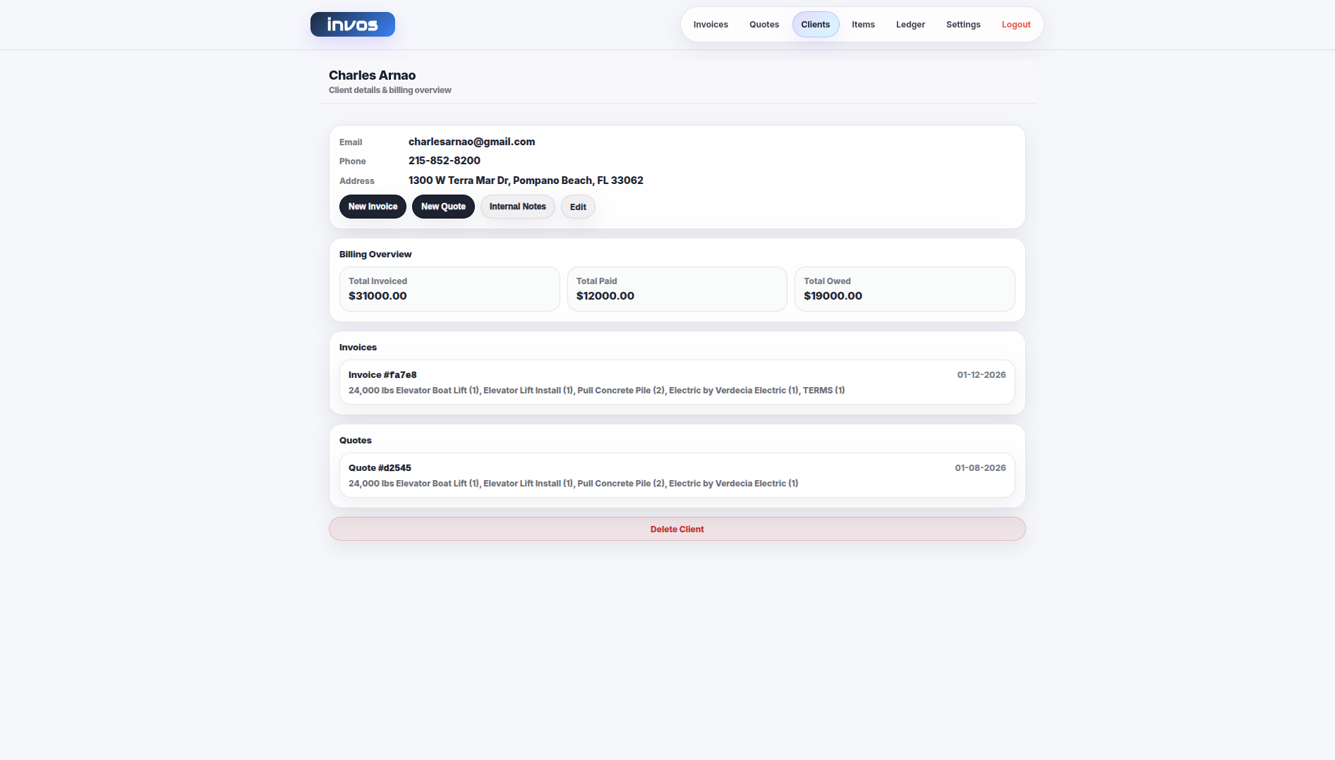 invos - Screenshot 4 showing product features and functionality