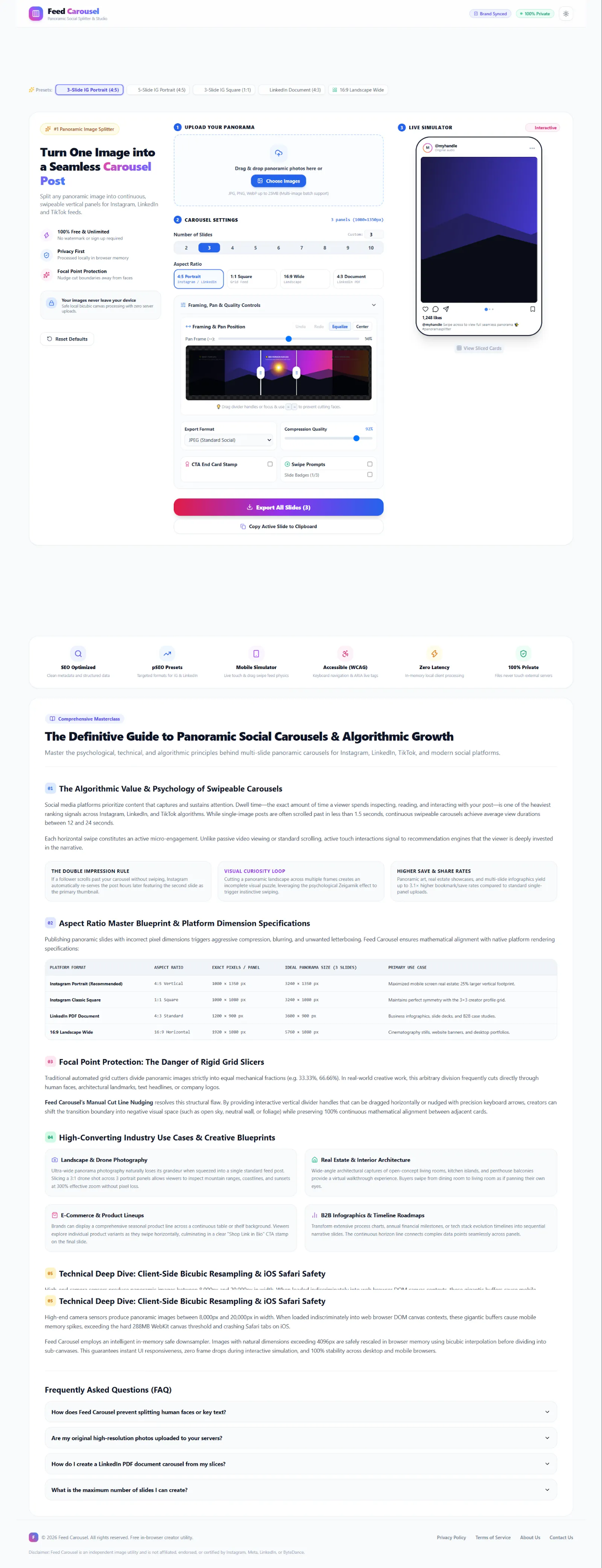 Feed Carousel screenshot 2