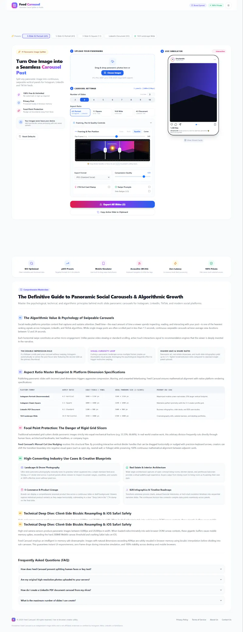 Feed Carousel screenshot 2