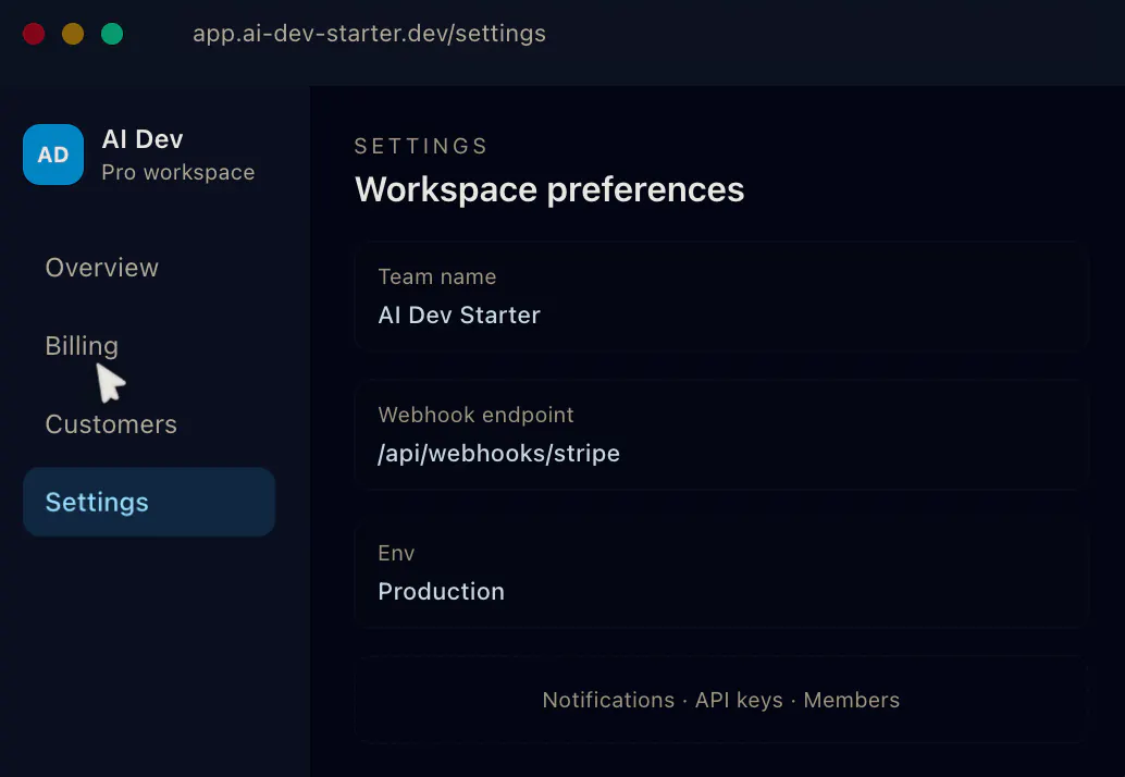 AI Dev Starter gallery image