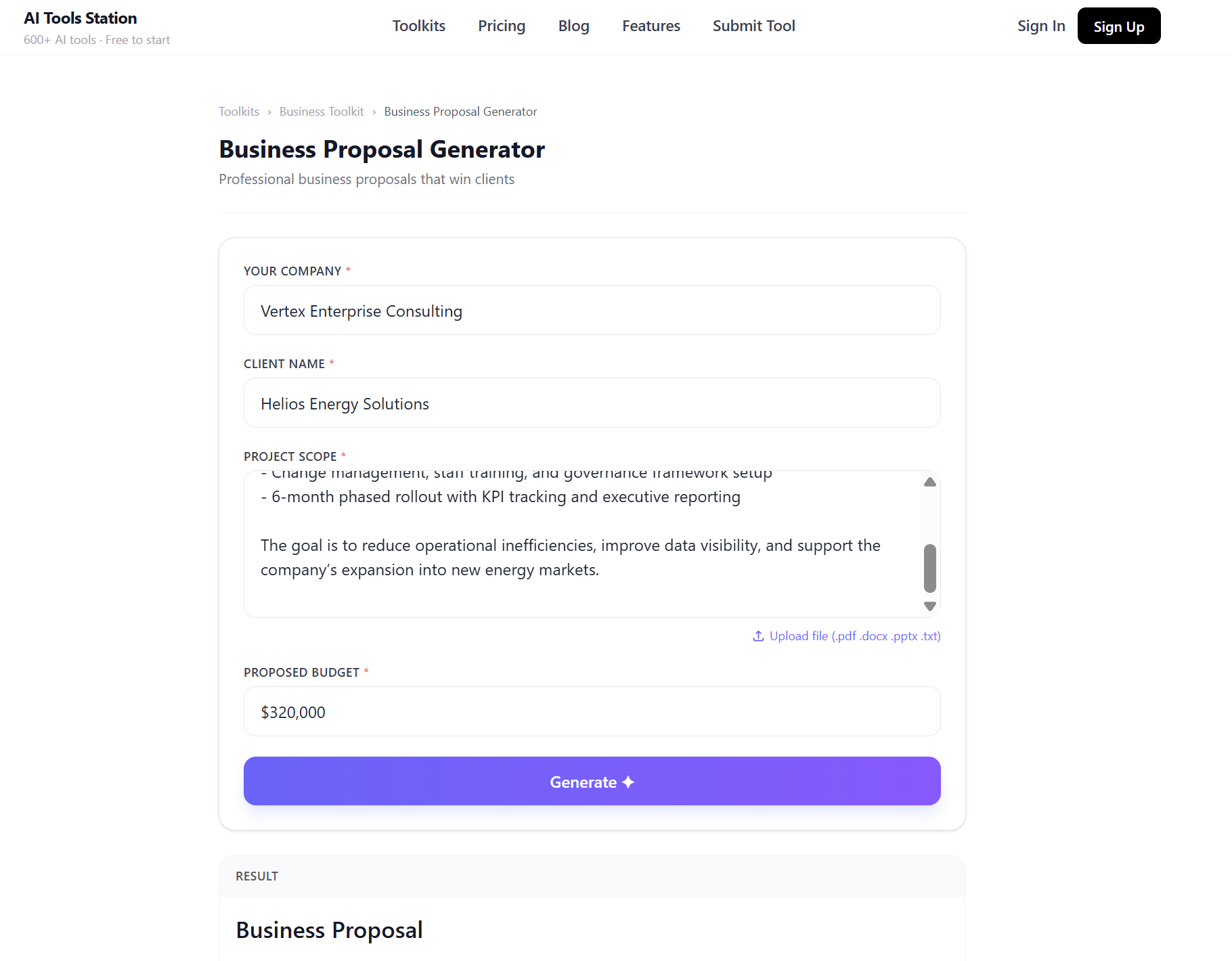 AI Tools Hub gallery image