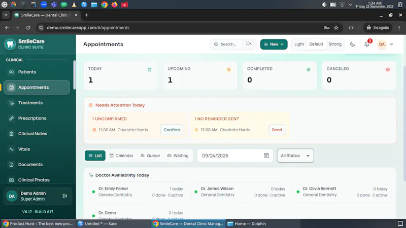 SmileCare Dental Practice Management App screenshot 17