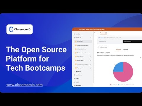 startuptile ClassroomIO-The open-source platform for tech bootcamps