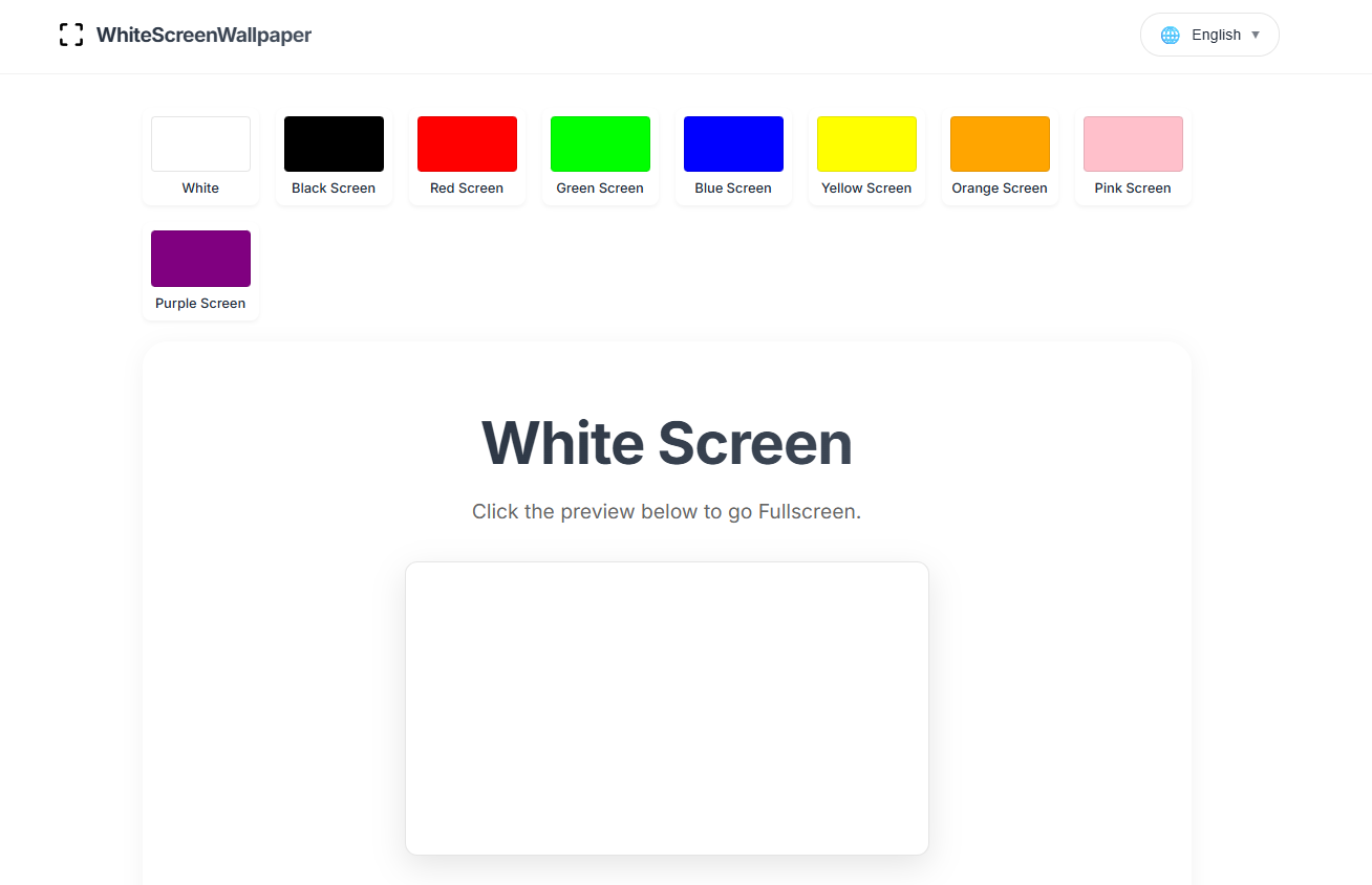 White Screen Wallpaper Screen Test Tools media 1