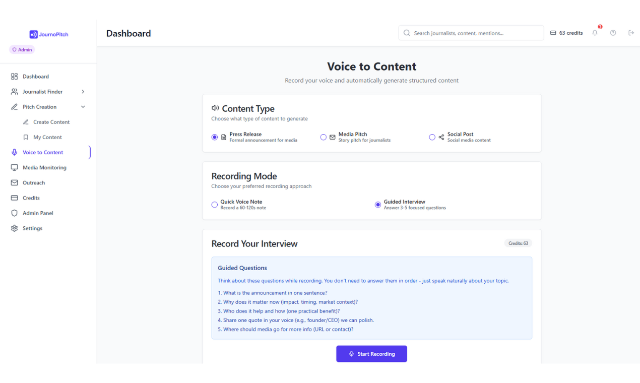 JournoPitch gallery image
