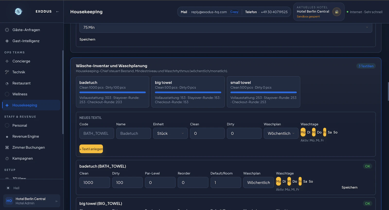 EXODUS Hotel Intelligence screenshot 3