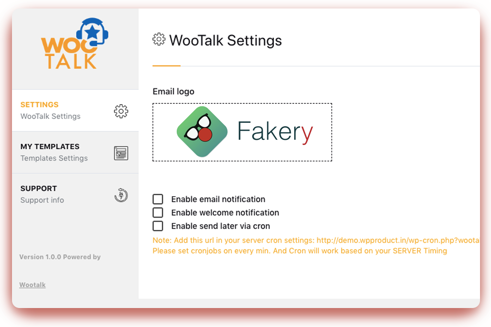 Wootalk Woocommerce Chat Plugin gallery image