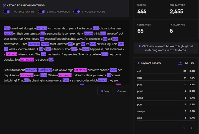 CleanWordCount screenshot 3