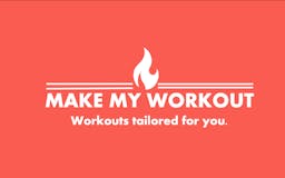 Make My Workout media 1