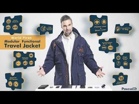 PowearIN2.0: World First Modular Multipurpose Travel Jacket