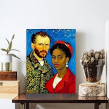 AI-Painted Romantic Printed Portraits gallery image