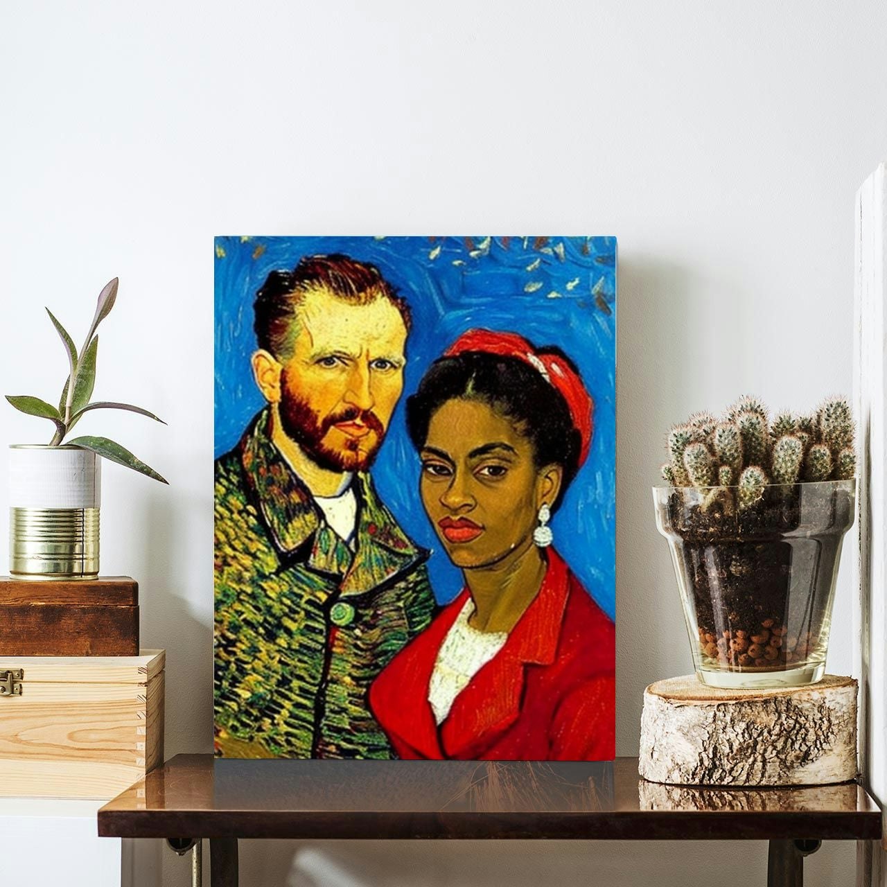 AI-Painted Romantic Printed Portraits media 6
