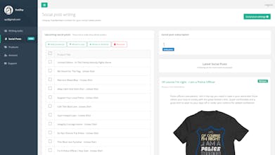 E-commerce Social Writing as a Service gallery image