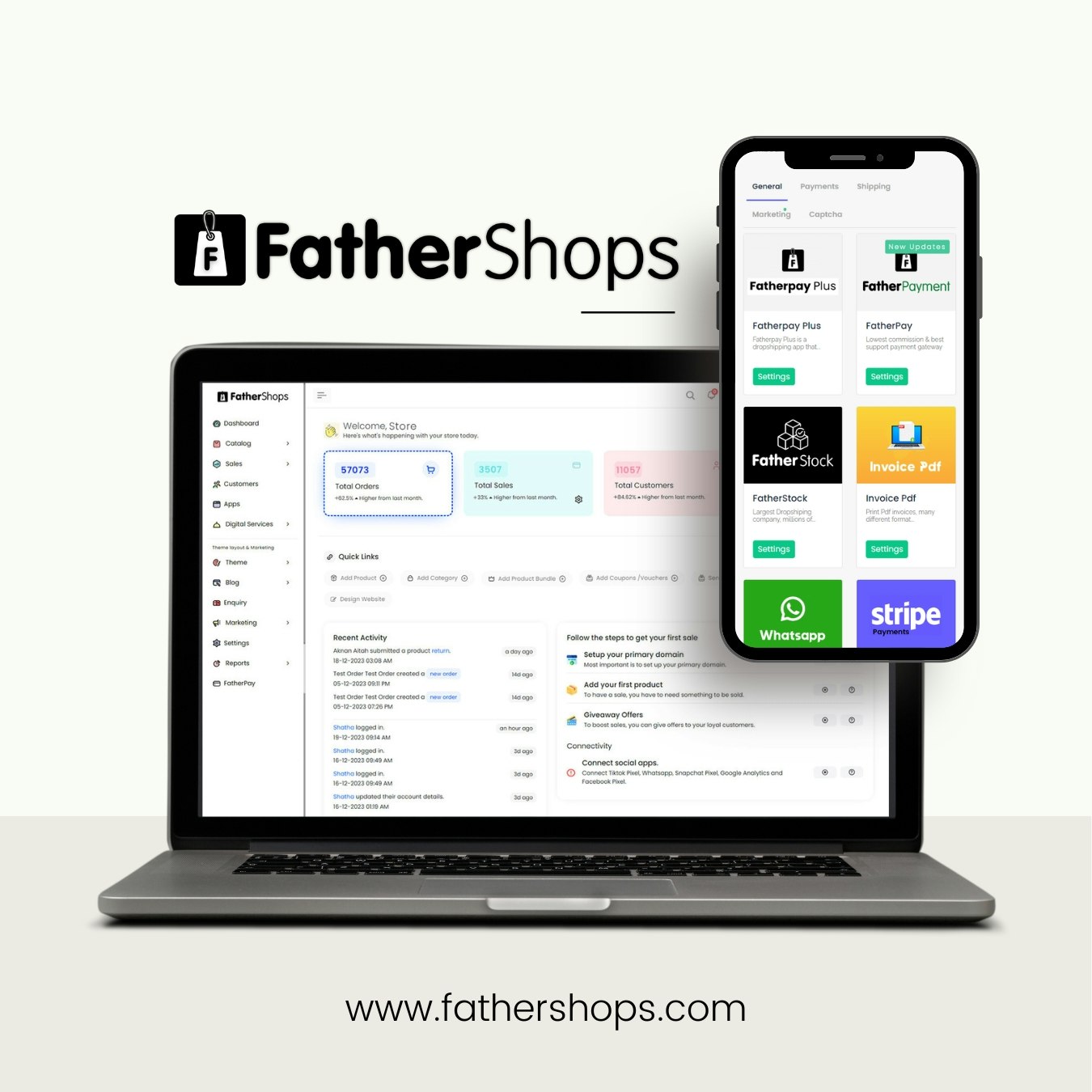 Väterhops - Erstellen Sie Ihren E-Commerce-Geschäft Medien 2