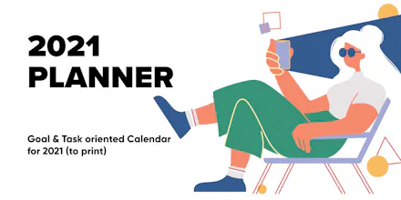 Goal & Task oriented Calendar for 2021 gallery image