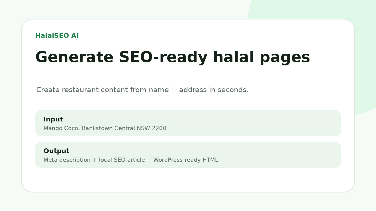 HalalSEO AI gallery image