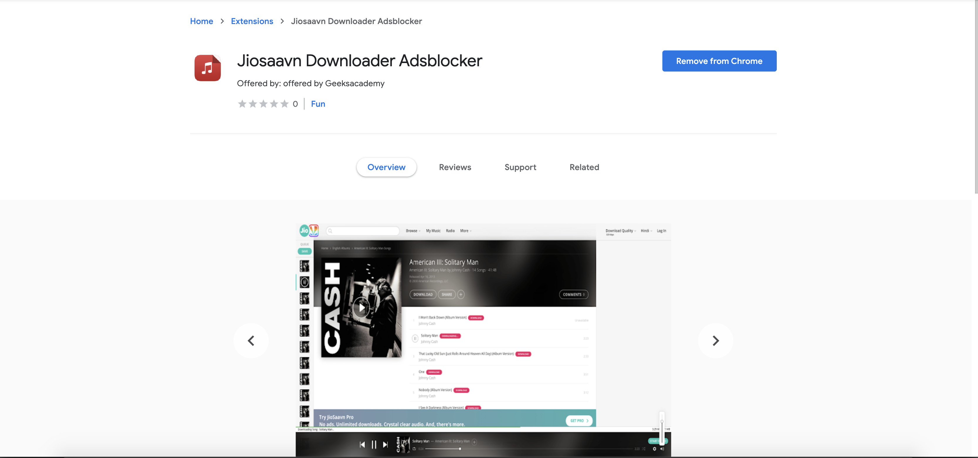 Jiosaavn Downloader Adsblocker gallery image