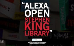 Stephen King Library on Alexa media 2