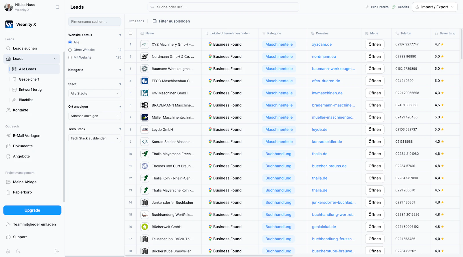 Webnity X screenshot 3