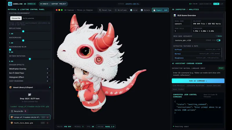 CoreLink 3D screenshot 1 (video preview)