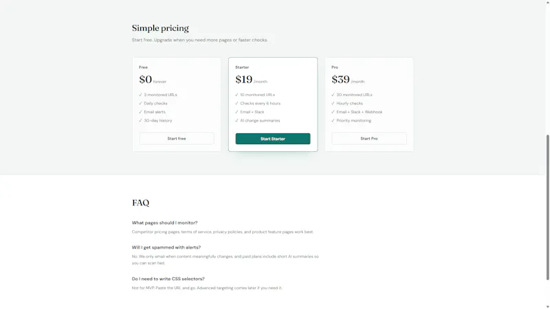 PagePing screenshot 3