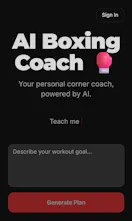 AI Boxing Coach