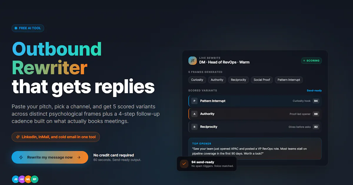 Outbound Rewriter that gets replies